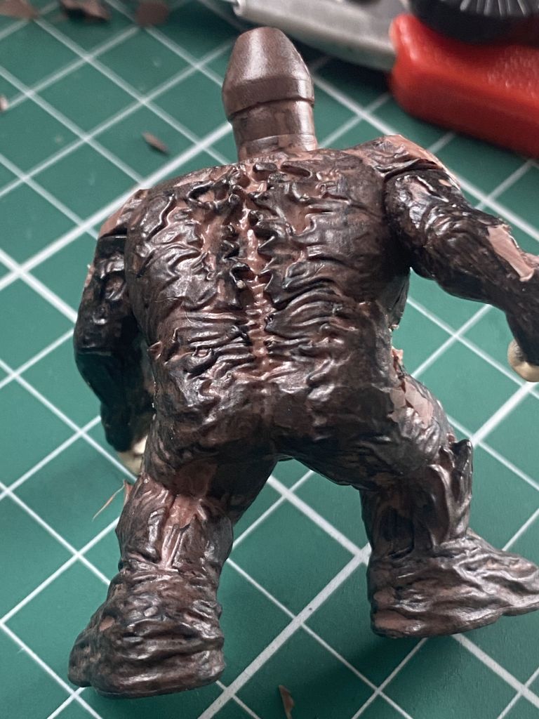 Pop vinyl body with no burrs used to make a custom Sleep Token figurine