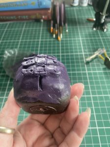 cheeky bum on a custom Sleep Token figurine