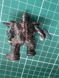 Pop vinyl body with burrs used to make a custom Sleep Token figurine