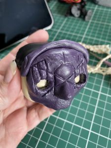 extra clay for the custom Sleep Token figurine