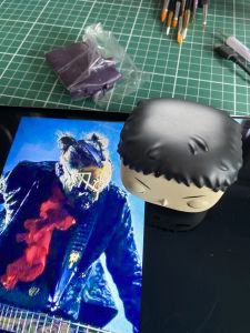 Head and inspo image to be made into a custom Sleep Token figurine