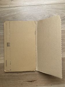 cardboard envelope appreciation moment