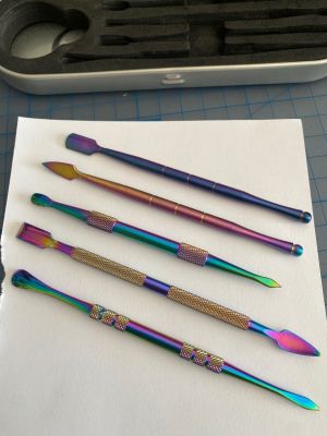 new clay sculpting tools to make custom Sleep Token figurines