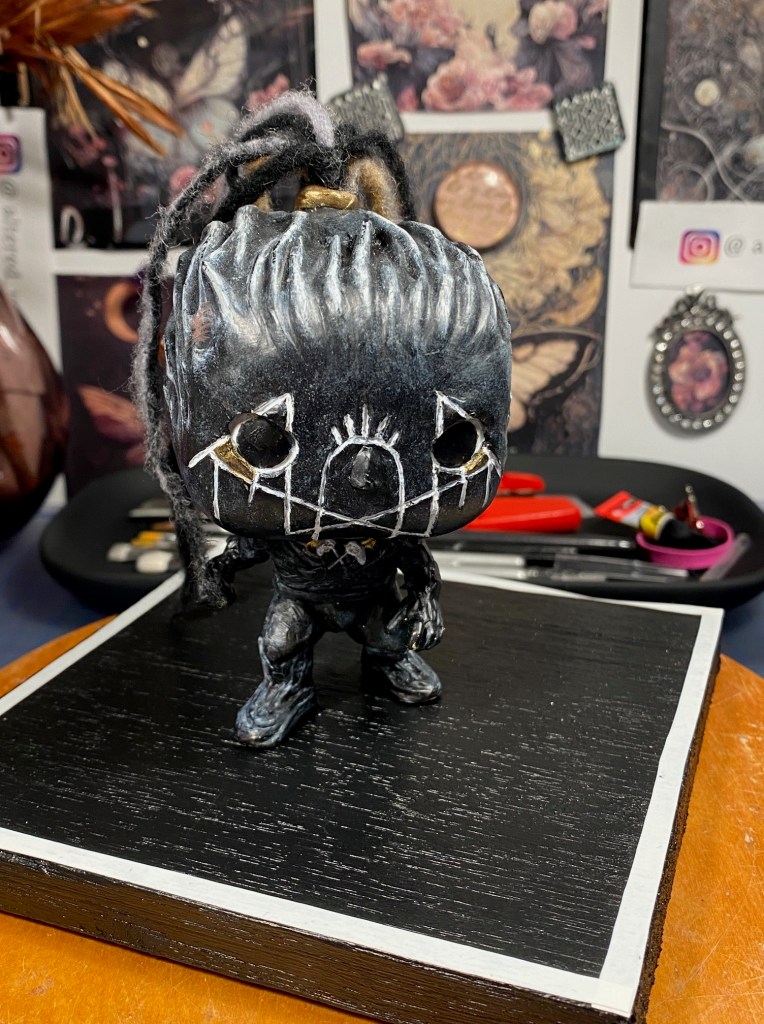custom pop vinyl Sleep Token figurine of drummer ii