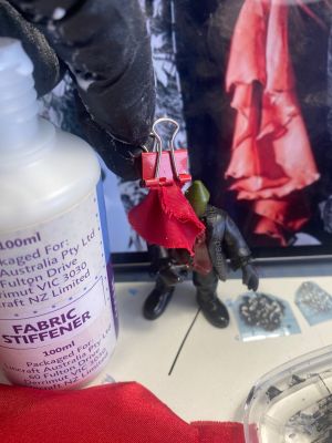 close up of iii's ruffle construction